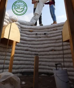 روند ساخت یک خانه سوپر ادوبی