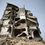 جنگ و خرابی خانه ها